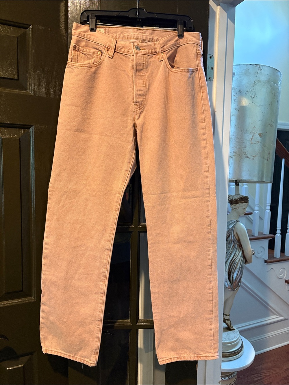 Levi's Peach/coral Straight-Leg Women's Jeans
